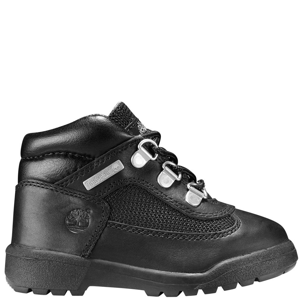 Timberland Kids Snow Boots Toddler Field - Black - India JG0198267